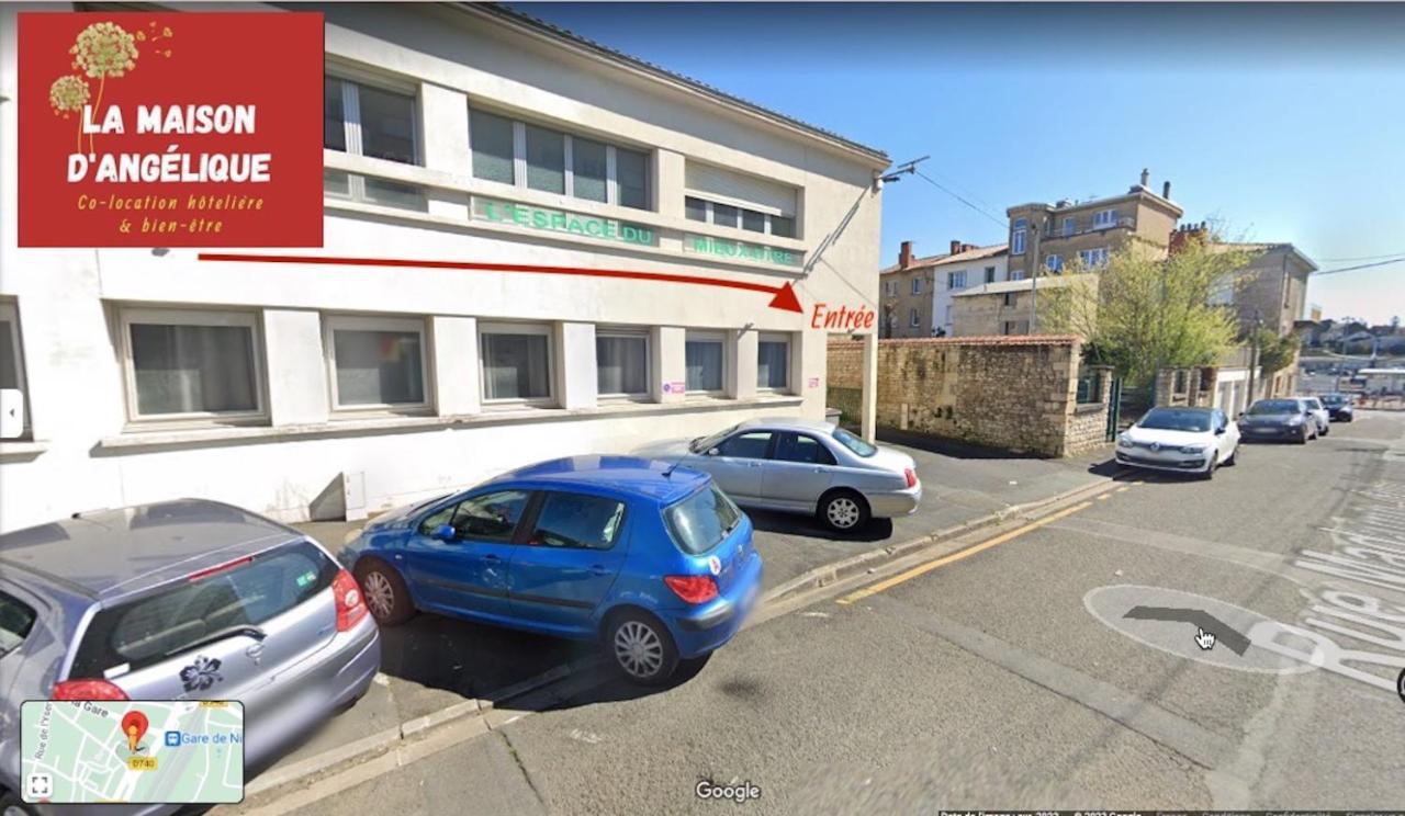 La Maison D'Angelique - Colocation Hoteliere A 150M Gare Tgv- Grande Cuisine Equipee & Salon - Fibre - Netflix Niort Exteriér fotografie